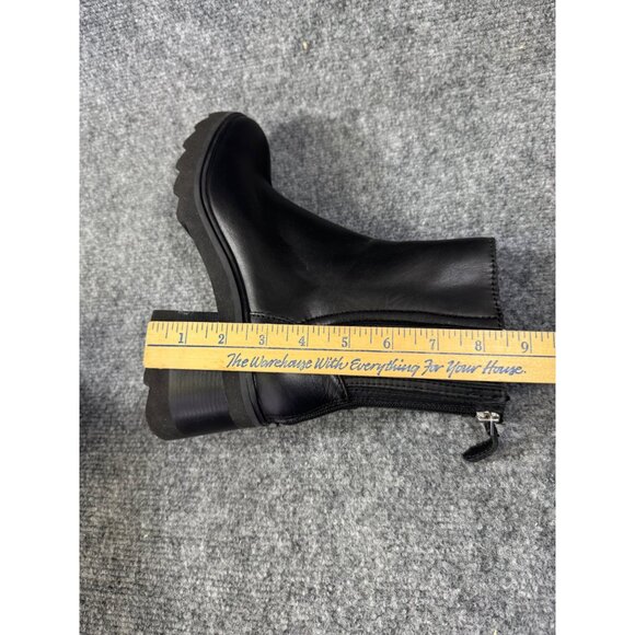 Dolce Vita Womens Size 6.5 Black Leather Ankle Boots - Picture 7 of 16
